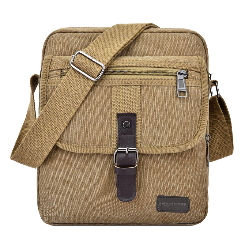 Canvas Backpack Casual - Canvas bag men's one shoulder fashion
