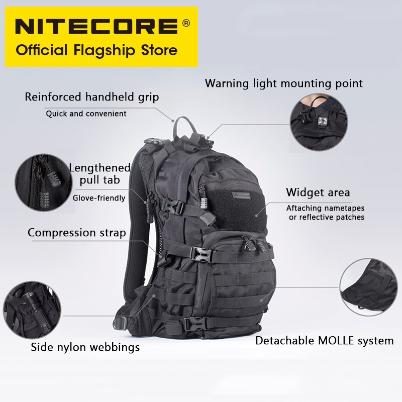 NITECORE BP20 20L Travel Backp - Rucksack Military Style のレビューと価格