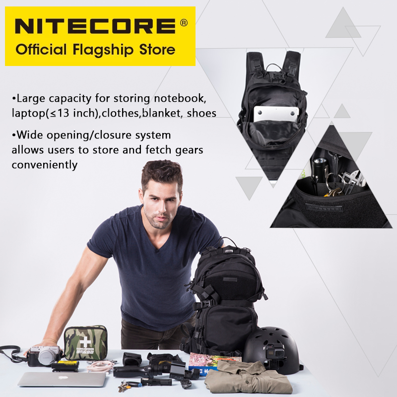 NITECORE BP20 20L Travel Backp - Rucksack Military Style のレビューと価格