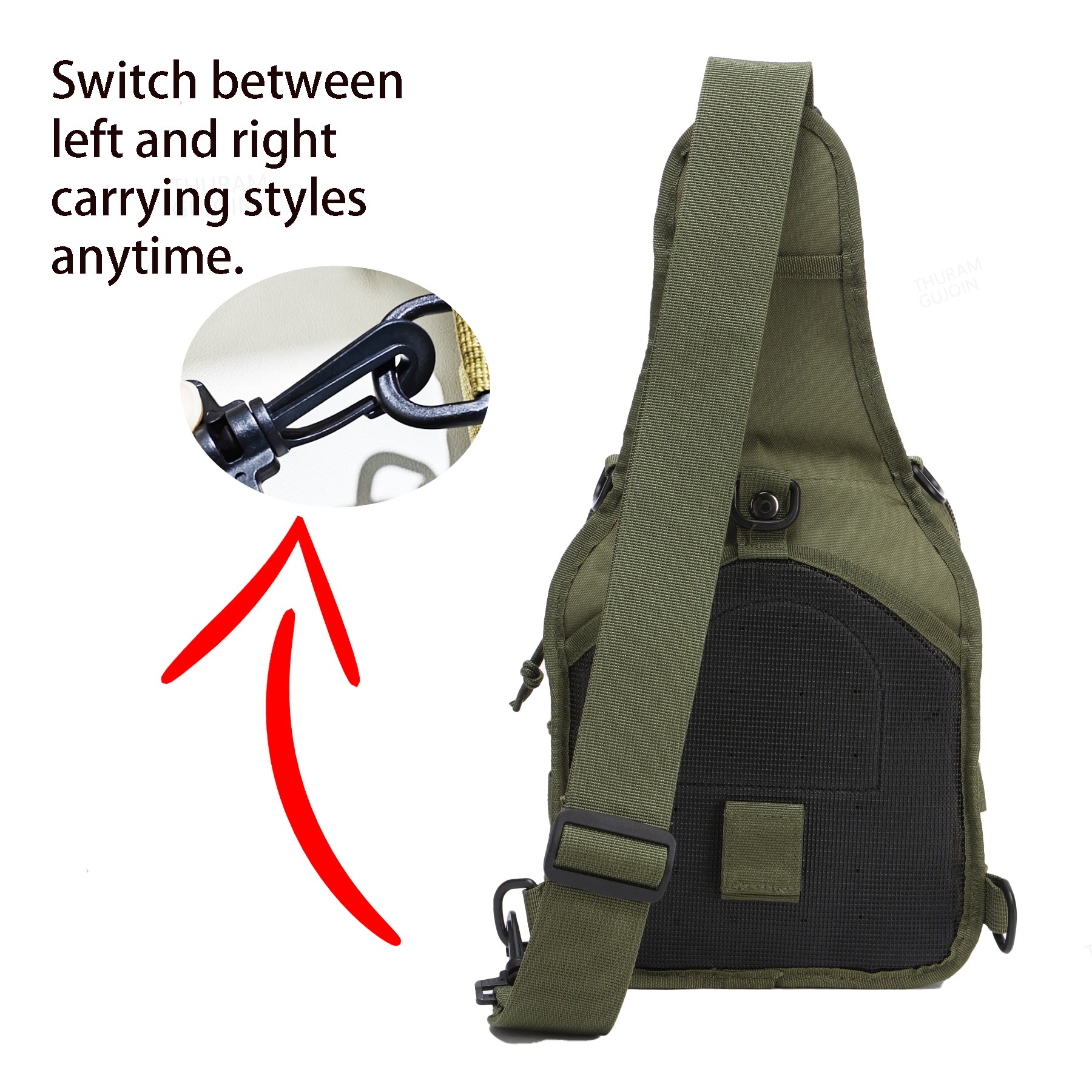 THURAM Outdoor Tactical Bag Ba - Canvas Backpack Casual のレビューと価格