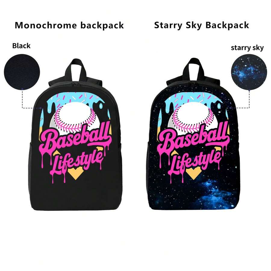 Baseball Drip Design Backpack  - Laptop Backpack 15.6 のレビューと価格