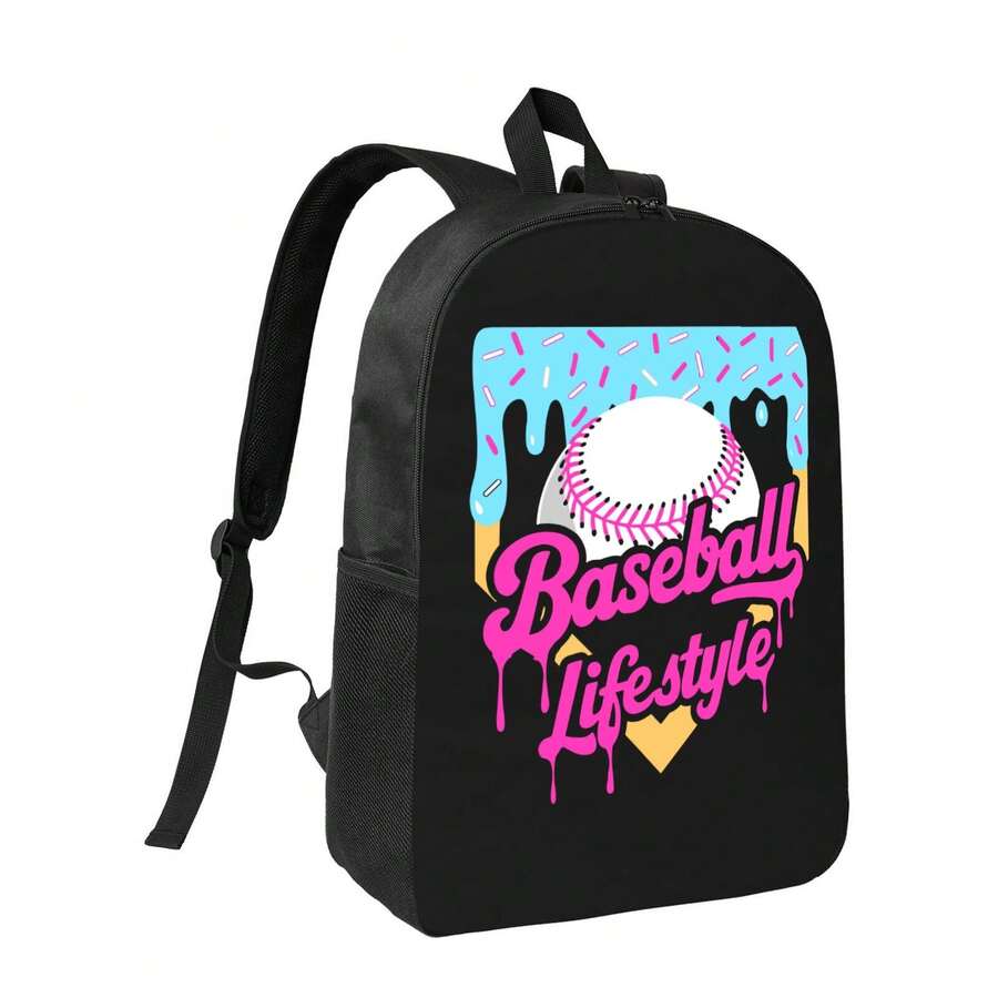Baseball Drip Design Backpack  - Laptop Backpack 15.6 のレビューと価格