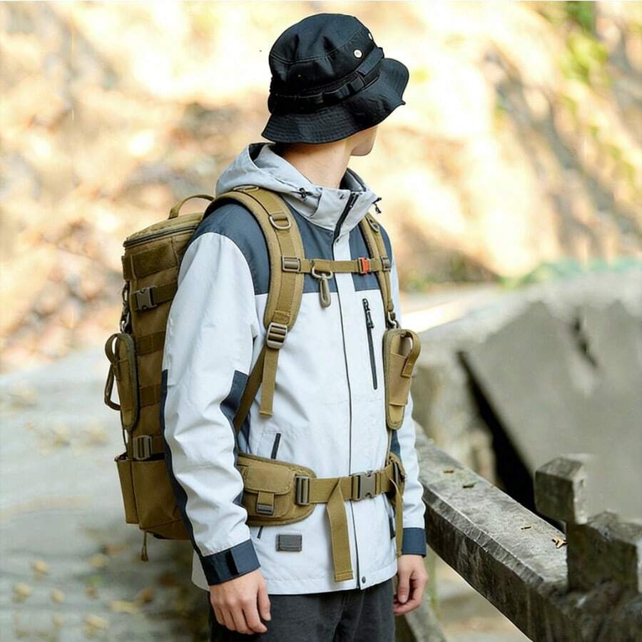 Large Capacity Tactical Backpa - Hiking Backpack Waterproof のレビューと価格