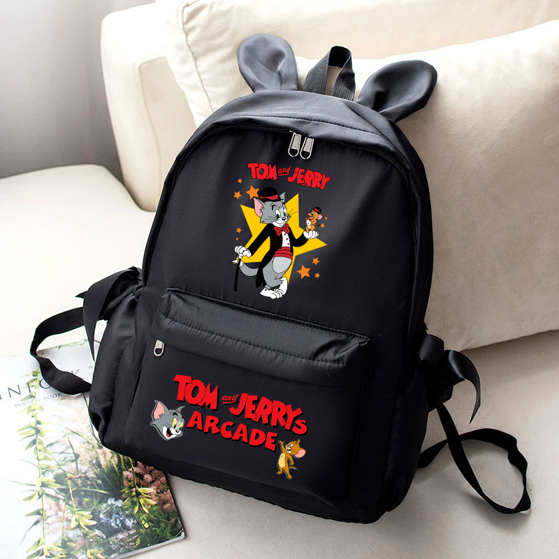 Tom and Jerry Cute School Bag  - School Backpack Teen のレビューと価格