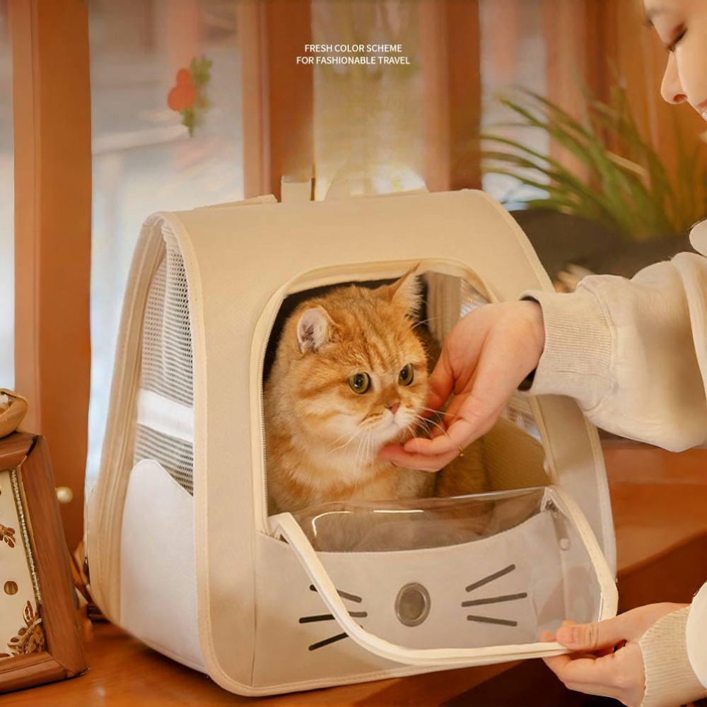 1Pc 35×25×35cm Cat Pet Carrier - Foldable Backpack Small のレビューと価格