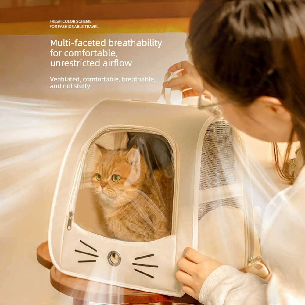 1Pc 35×25×35cm Cat Pet Carrier - Foldable Backpack Small のレビューと価格