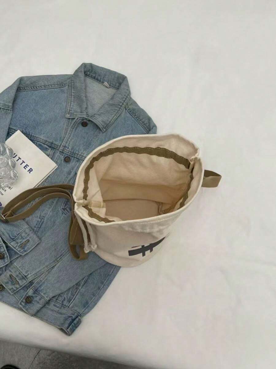 Black Canvas Drawstring Crossb - Canvas Backpack Casual のレビューと価格