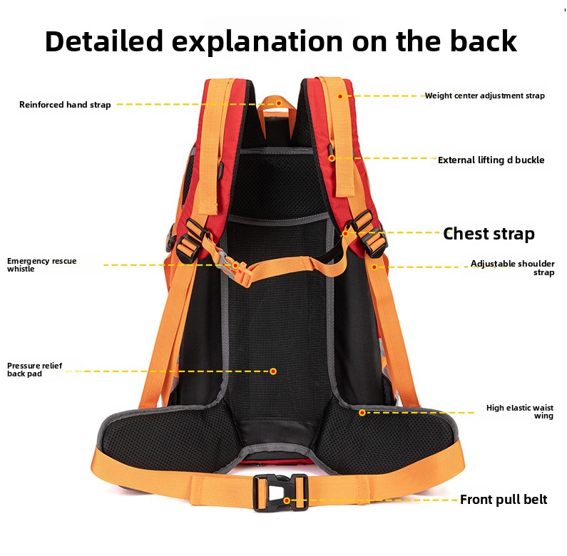 40L Waterproof Hiking Backpack - Foldable Backpack Small のレビューと価格