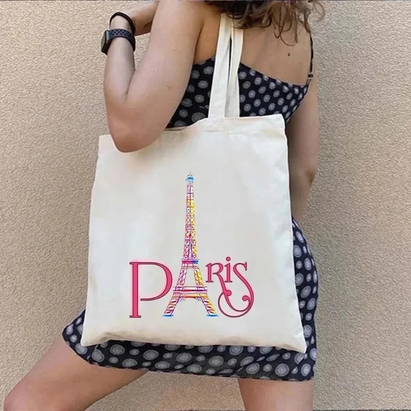 London UK Paris Printing Ladie - Canvas Backpack Casual のレビューと価格