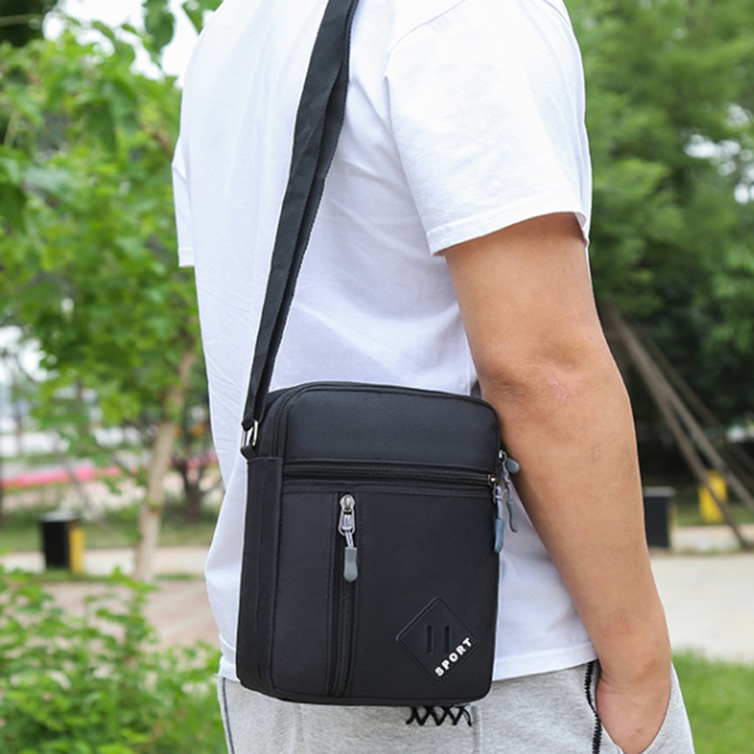 2026 Men's Messenger Bag Cross - Canvas Backpack Casual のレビューと価格