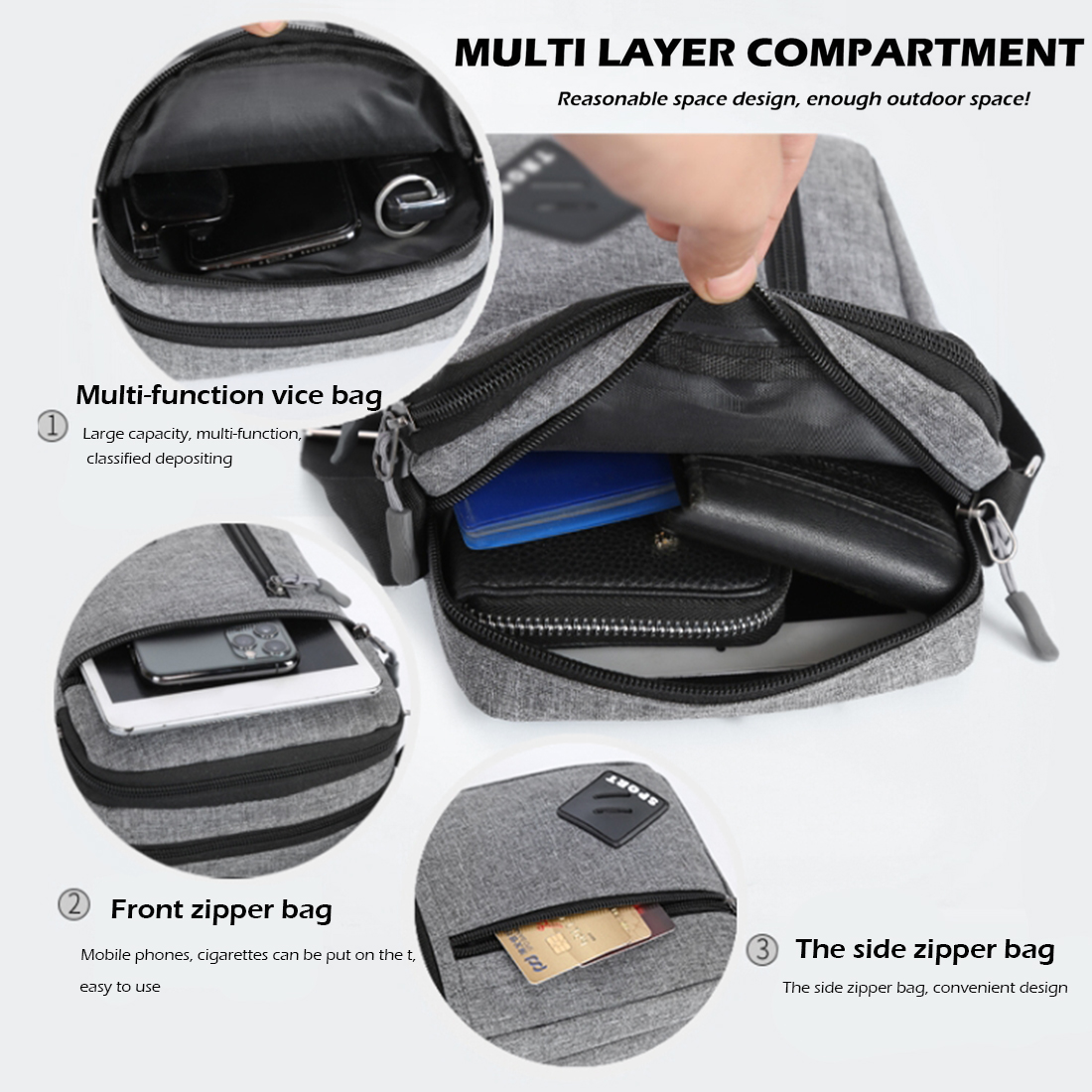 2026 Men's Messenger Bag Cross - Canvas Backpack Casual のレビューと価格