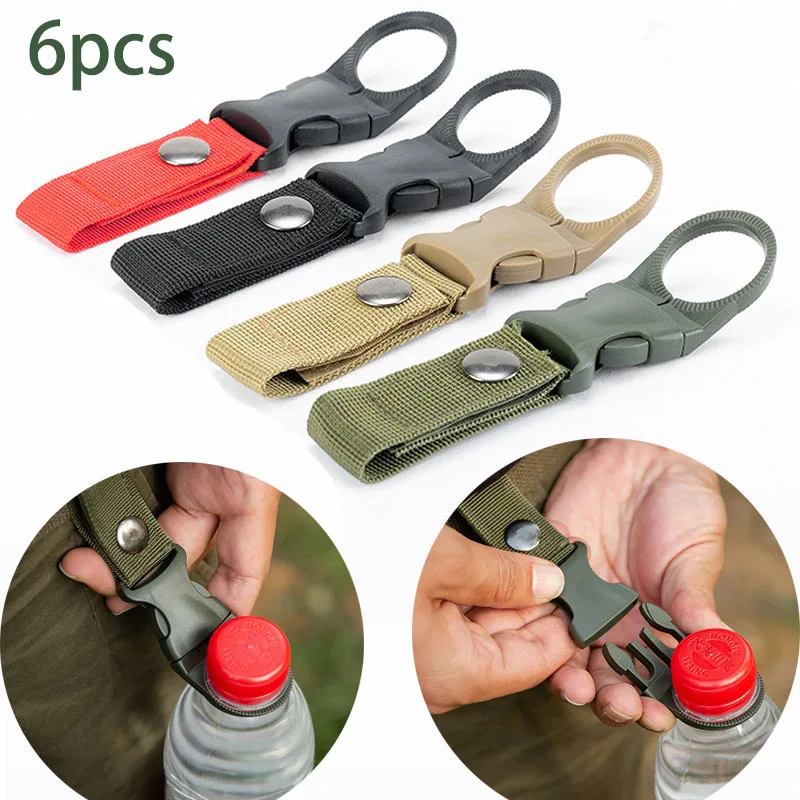 6pcs Camping Webbing Buckle Ho - Rucksack Military Style のレビューと価格