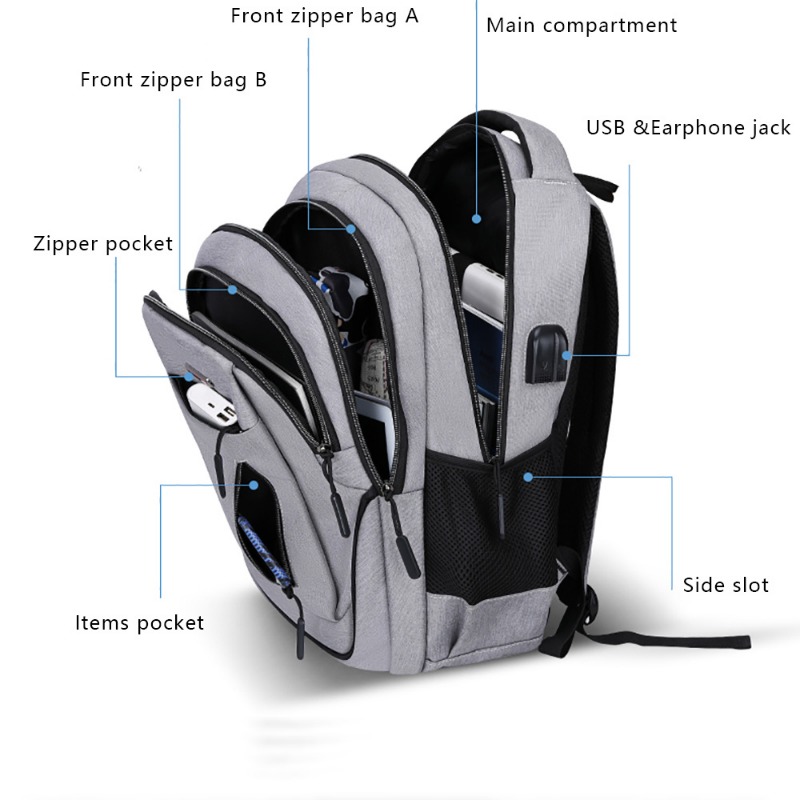 Large Capacity Backpack Men La - School Backpack Teen のレビューと価格