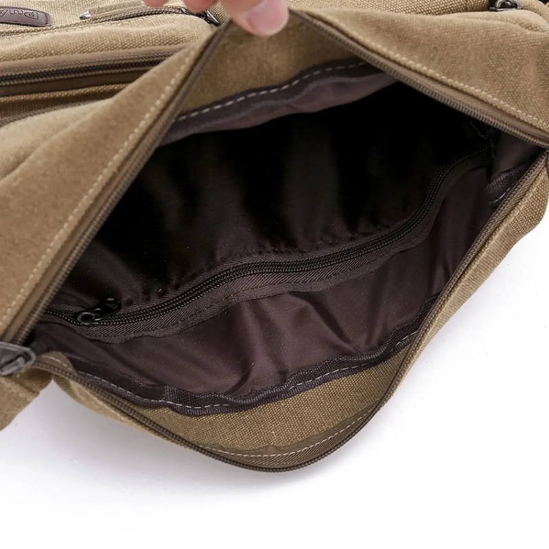 Men Casual Sling Bag Messenger - Canvas Backpack Casual のレビューと価格