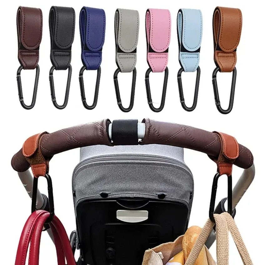 2Pcs Leather Cart Hooks Baby S - Backpack Diaper Bag のレビューと価格