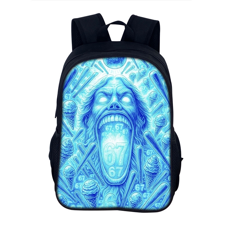 Six Seven 67 Print Lightweight - School Backpack Teen のレビューと価格