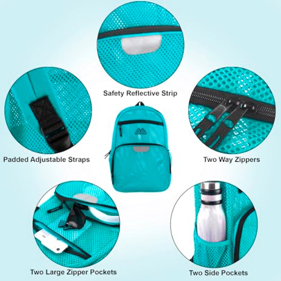 Reflective Mesh School Backpac - School Backpack Teen のレビューと価格