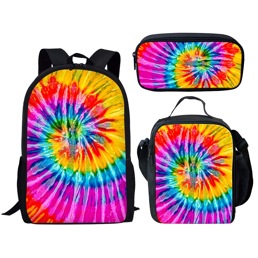 Rainbow Pride Stripes Print 3S - School Backpack Teen のレビューと価格