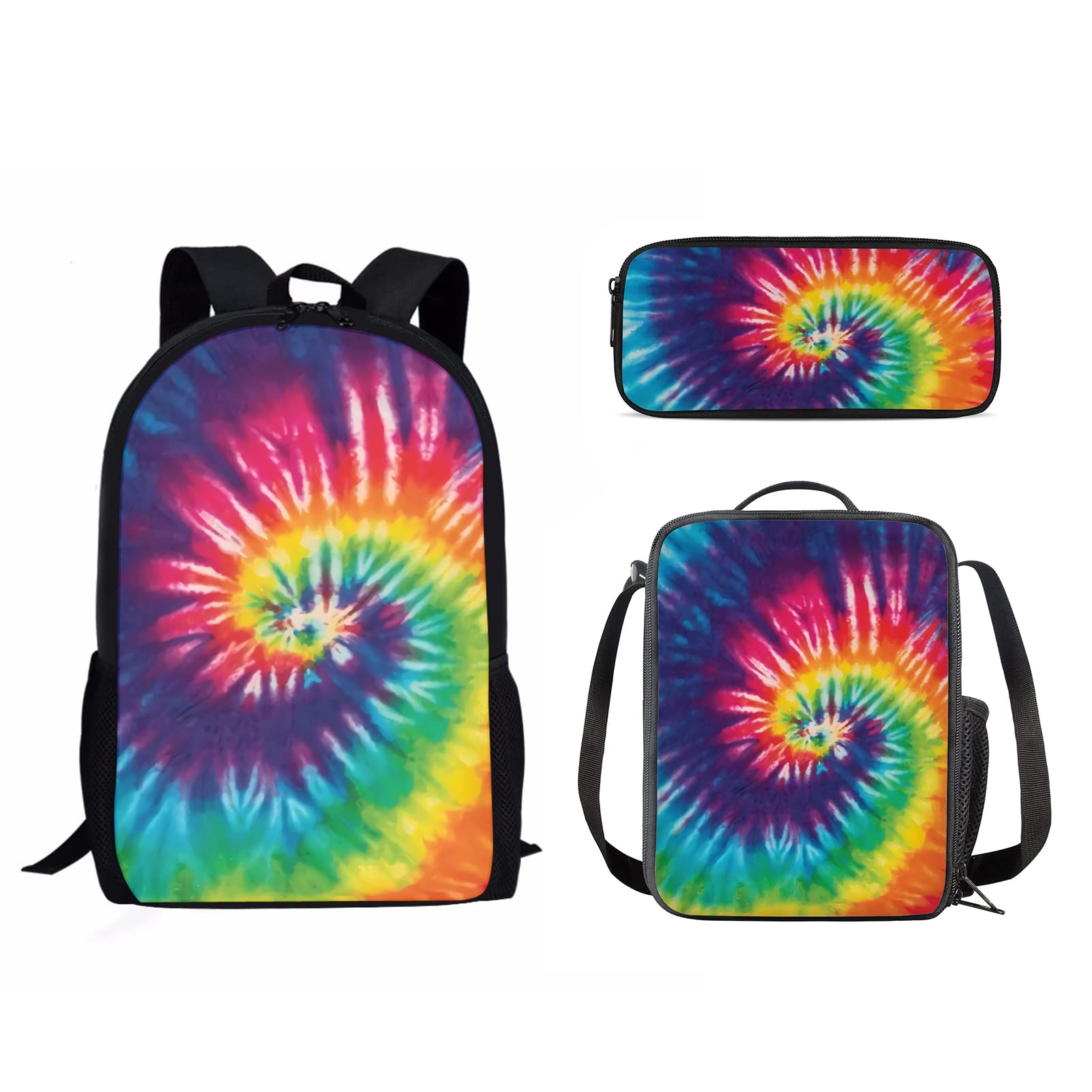 Rainbow Pride Stripes Print 3S - School Backpack Teen のレビューと価格