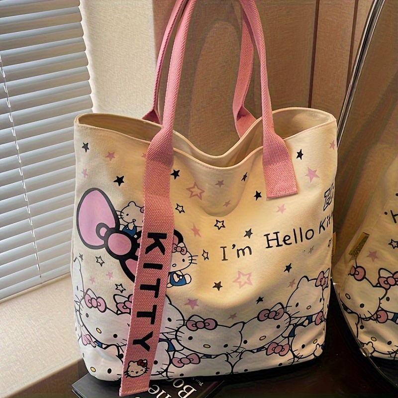 Hello Kitty Large Capacity Sho - Canvas Backpack Casual のレビューと価格