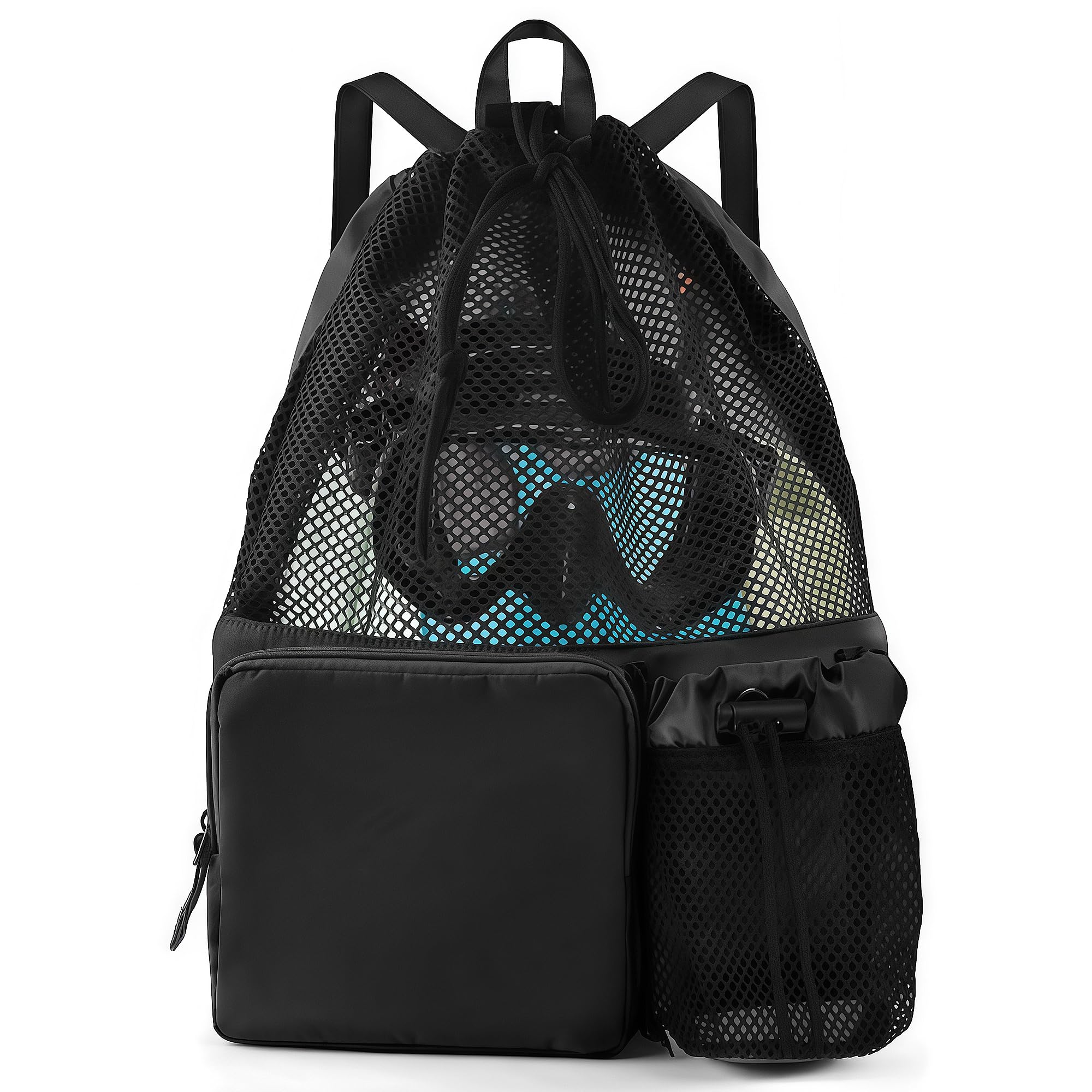 Large Capacity Mesh Drawstring - Drawstring Gym Bag のレビューと価格