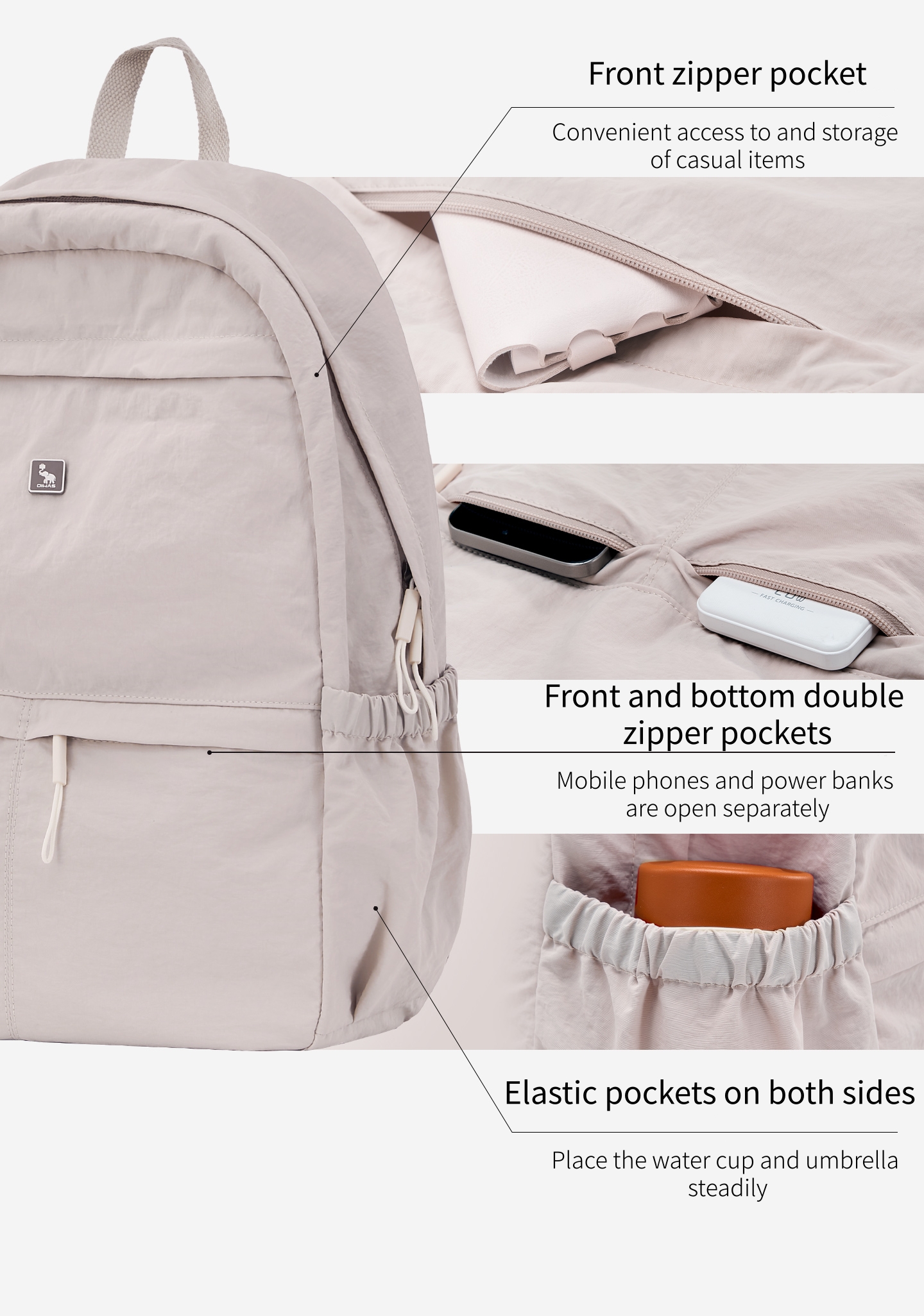 OIWAS Ultra Lightweight and St - Canvas Backpack Casual のレビューと価格