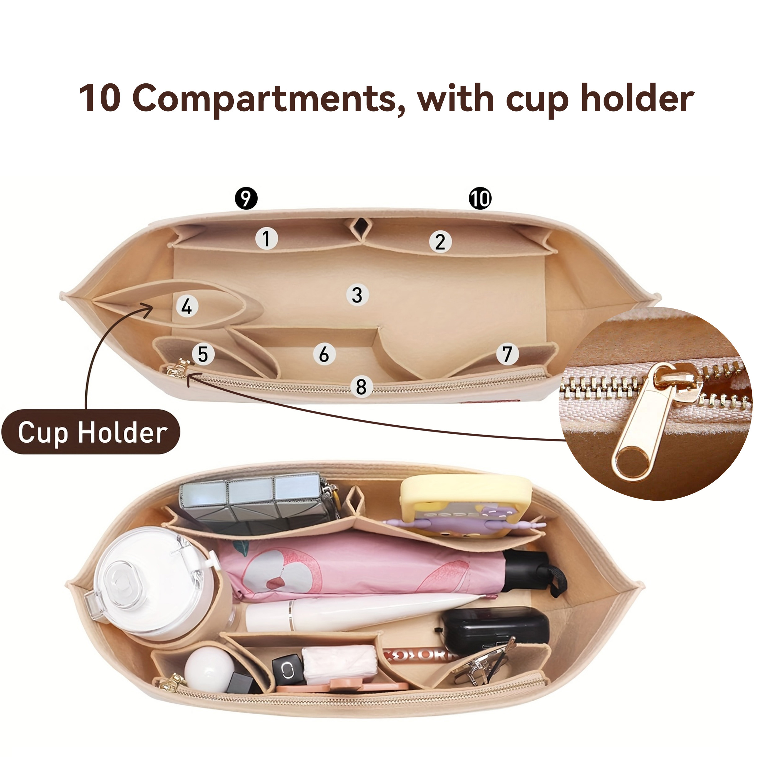 Purse Organizer Insert for Han - Backpack Insert Organizer のレビューと価格