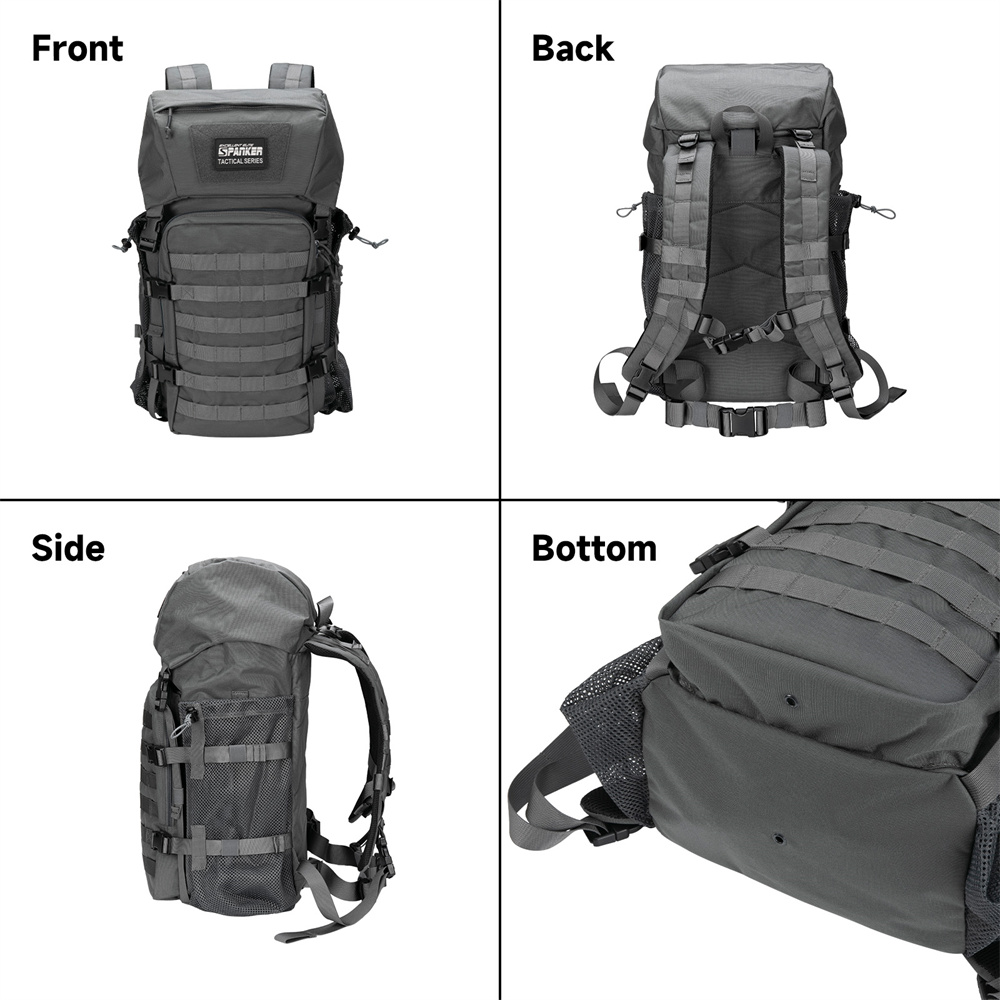 Tactical Backpack 40L 500D Nyl - Rucksack Military Style のレビューと価格
