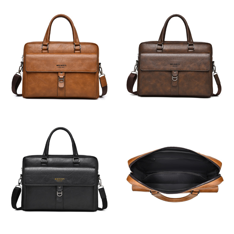Vintage Dark Brown PU Leather  - Laptop Backpack 15.6 のレビューと価格