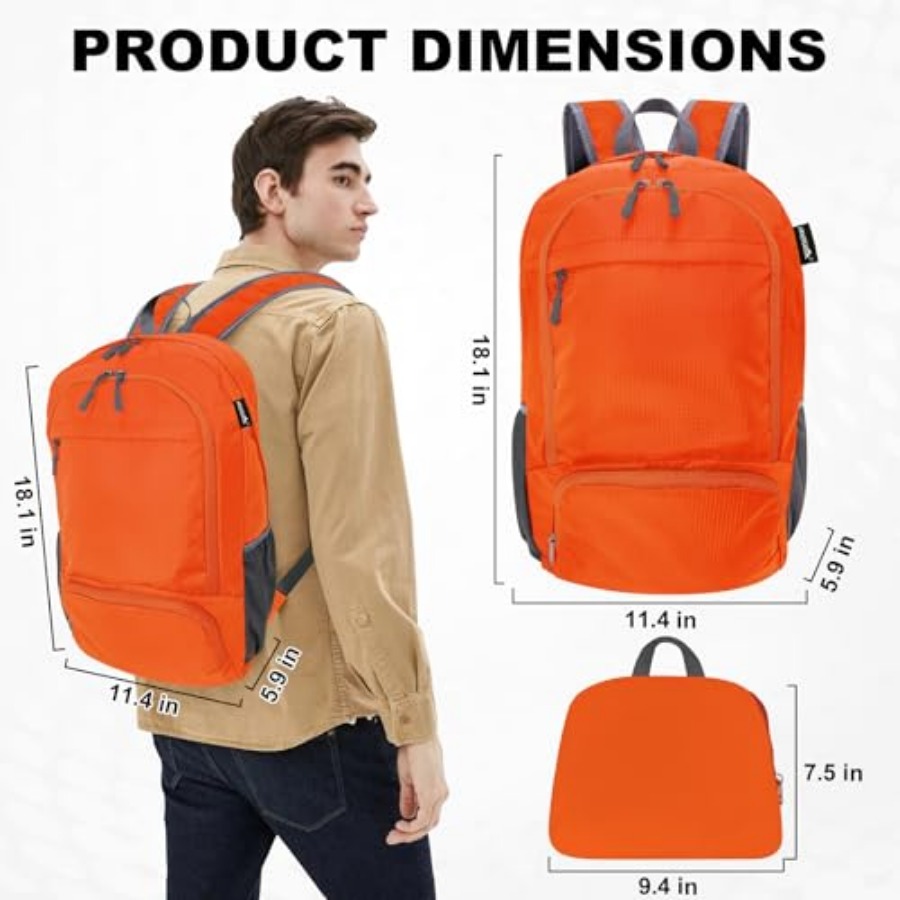 20L Lightweight Packable Hikin - Foldable Backpack Small のレビューと価格