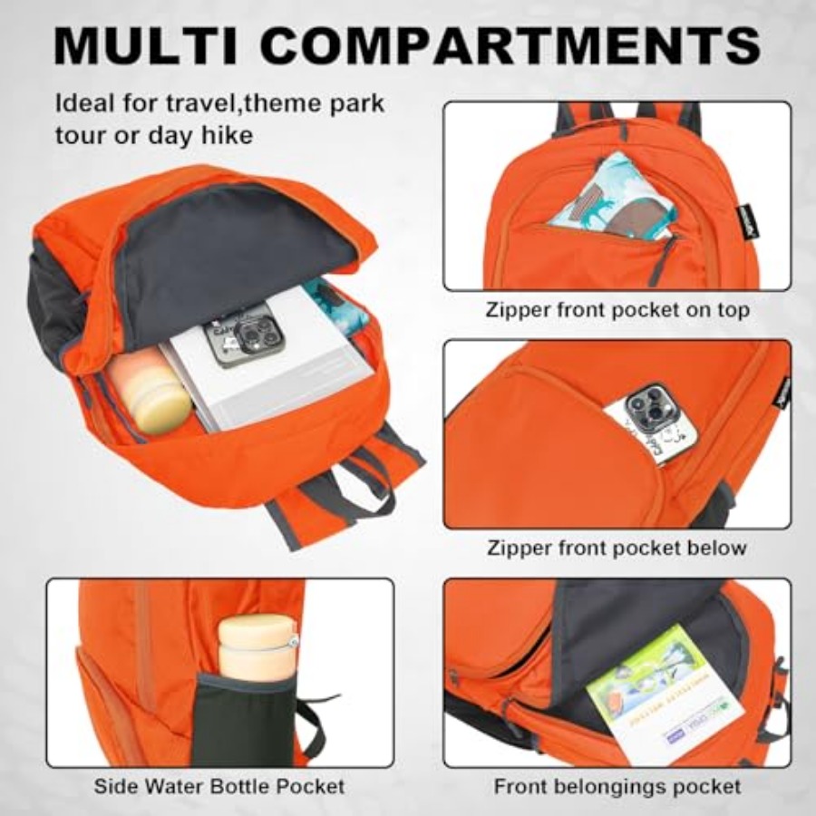 20L Lightweight Packable Hikin - Foldable Backpack Small のレビューと価格