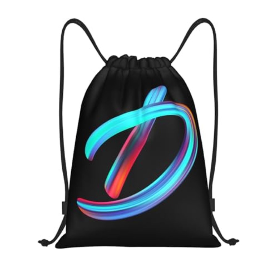 Drawstring Bags Initial Drawst - Drawstring Gym Bag のレビューと価格